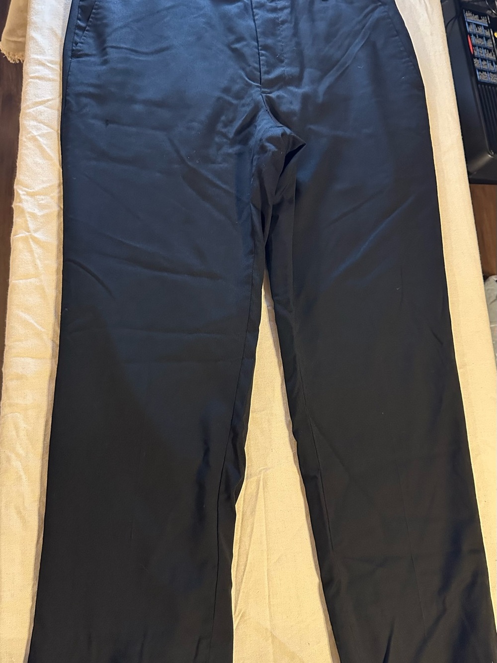 Kenneth Cole Black Men's Dress Pants - Straight Leg